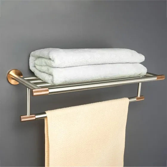 Toallero Omoons Soporte Pared Cepillado Accesorio Baño Para