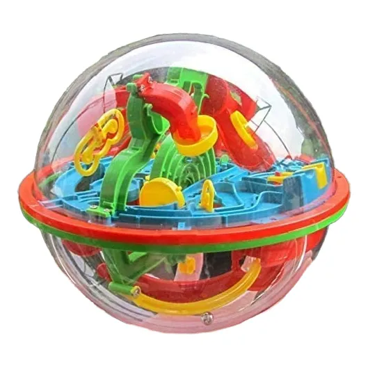 Bola Laberinto 3d, Tamaño Xl, Juguete Didáctico, 100 Niveles