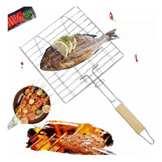 Cesta Portátil De Acero Inoxidable Para Parrilla Para Asar Cesta Portátil De Acero Inoxidable Para Parrilla Para Asar