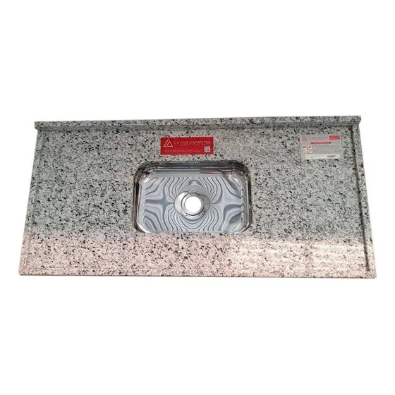 Pia De Cozinha Granito 160 Cm Portinari Standard Cuba Eewt