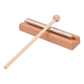 A Campanillas De Madera Con Mazo For Meditación Y Uso En El A Campanillas De Madera Con Mazo For Meditación Y Uso En El
