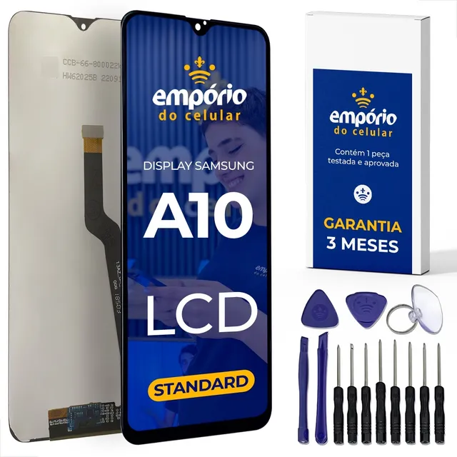 Tela Display Frontal Touch Compatível A10 Empório