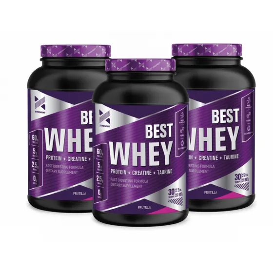 Combo 3 Unidades Best Whey Protein Xtrenght®