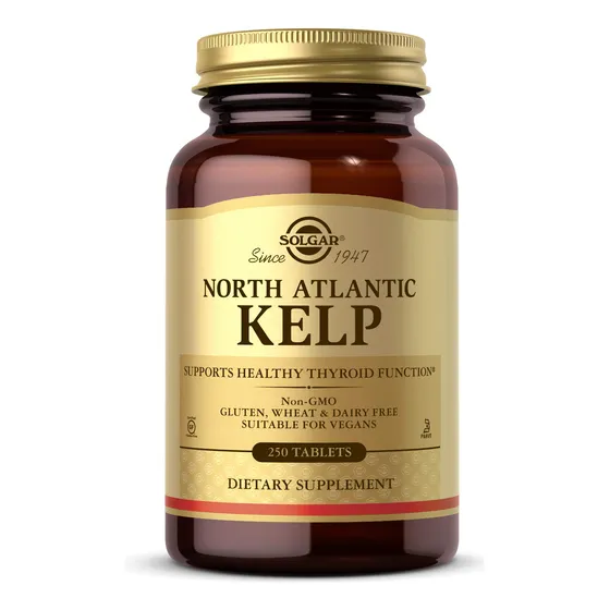 Suplemento Solgar North Atlantic Kelp 250 Tabletas