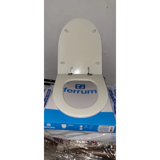 Tapa Asiento Inodoro Ferrum Linea Marina Thxus Blanco Blanco