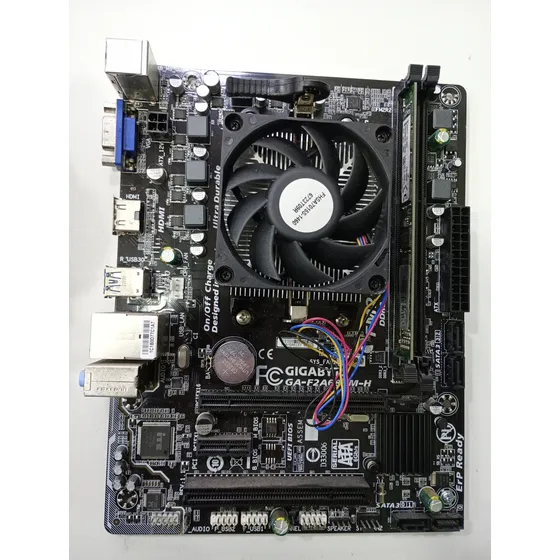 Tarjeta Madre Gigabyte Fm2a68hm-h Socket Fm2 Negro