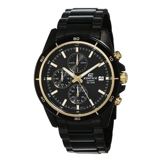 Reloj Casio Edifice Efr 526bk 1a1 Para Caballero