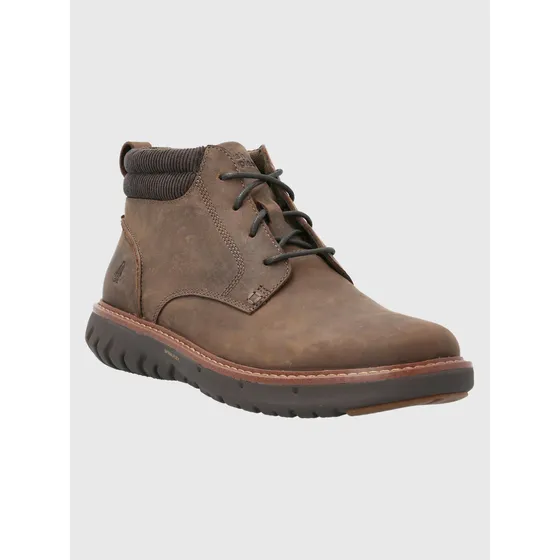 Botín Cuero Hombre Smart Lace Boot Café Hush Puppies