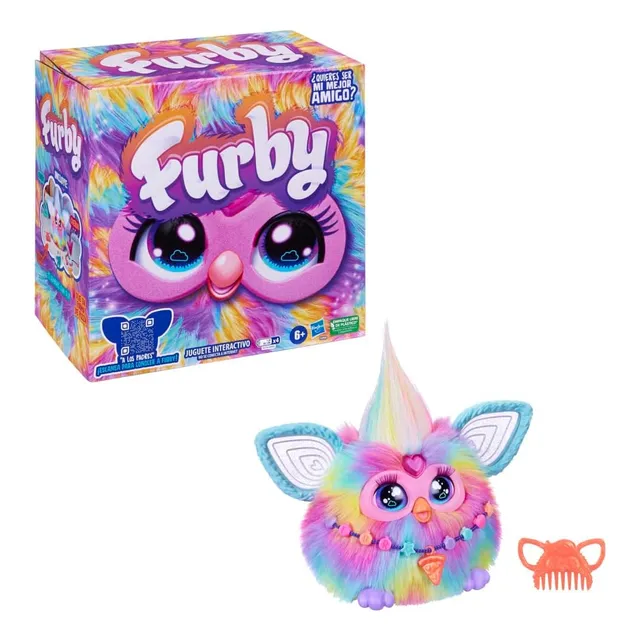 Furby Peluche Tie Dye Electronico Español Original Hasbro