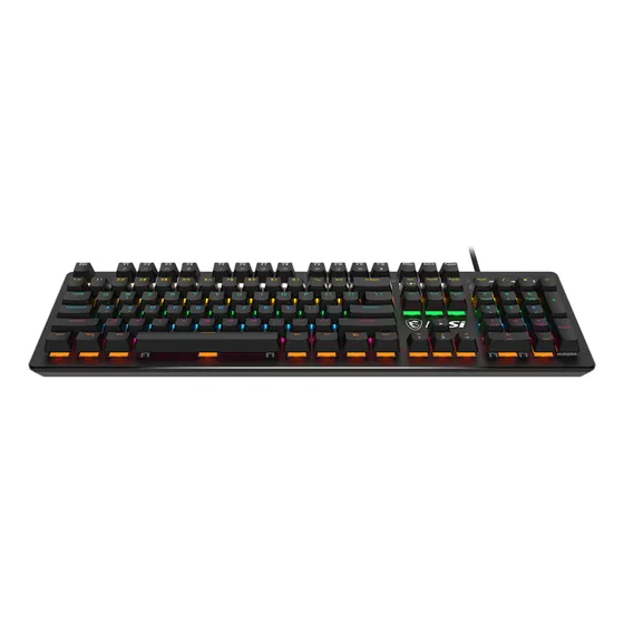 Teclado Msi Forge Gk300 Mecánico Rgb Switches Blue