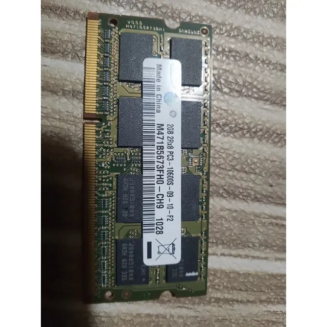 Memoria Ram Soddim Samsung 2gb Ddr3