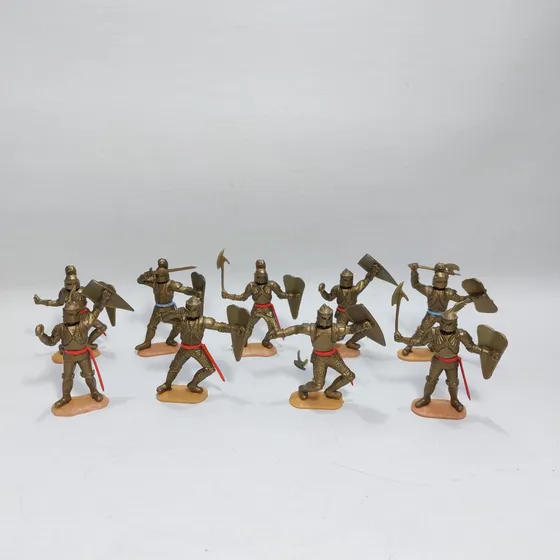 Antiguos Soldadito Cruzados Juguete England Timpo Mag 63890