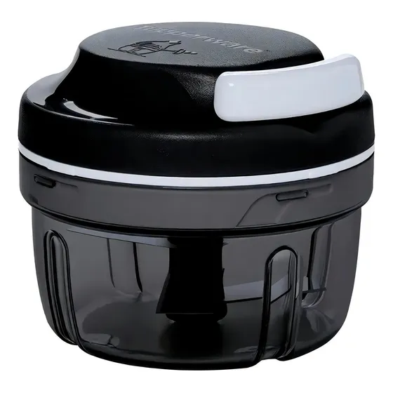 Tupperware Turbo Chef Super Mini Processador Preto 300ml