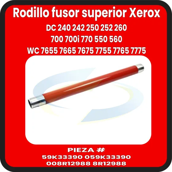 Rodillo Fusor Xerox Docucolor 240 242 250 252 260 Leer