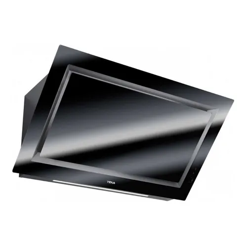 Campana Decorativa Vertical Freshair Teka Dlv 98660 Trl 90cm Color Cristal Negro