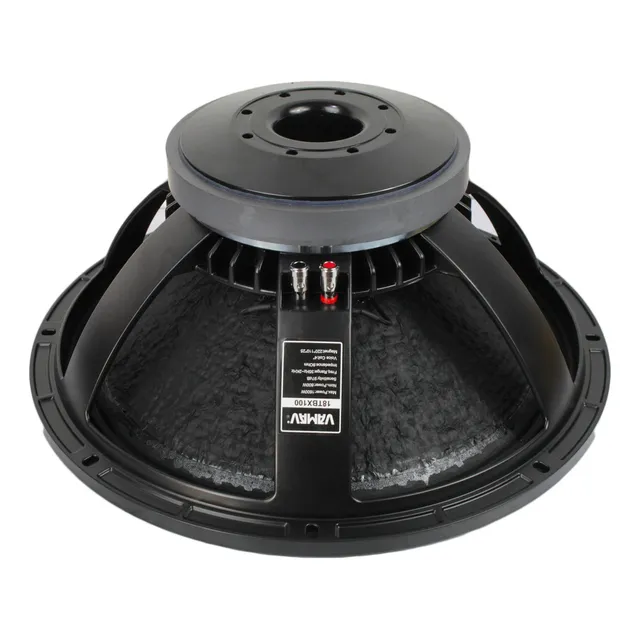 Bocina Vamav 18tbx100 18puLG 800wrsm Subwoofer Color Negro