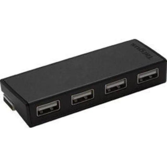 Hub Usb 2.0 Targus 4 Puertos Elegante, Color Negro