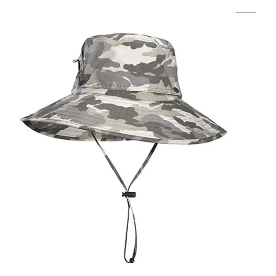 Gorro Sombrero Camuflajeado De Pescador Playero Rockbros  
