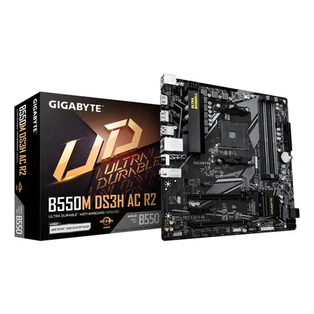 Placa Mãe Gigabyte B550m Ds3h Ac R2 Preto