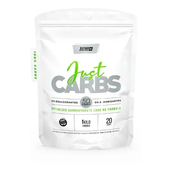 Just Carbs 1 Kg Star Nutrition Energia Y Resistencia Sabor Neutro