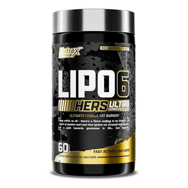 Píldoras Para Bajar De Peso Nutrex Research Lipo-6 Black Her