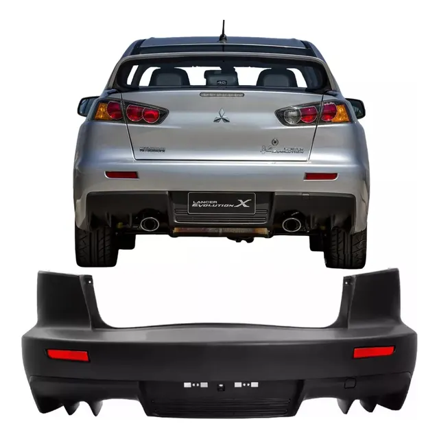 Parachoque Traseiro Lancer Evo X 2010 2011 2012 2013 2015