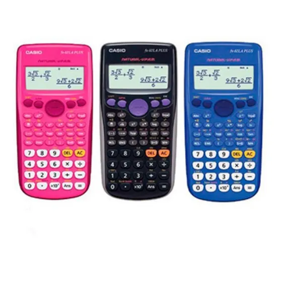 Calculadora Casio Fx82-laplus 252 Func V/colores Pack C/2