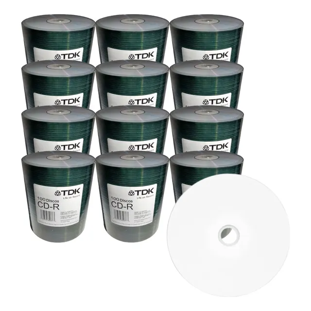 Cd Virgen Imprimibles Cd-r Bulck X 1200 U Tdk Print