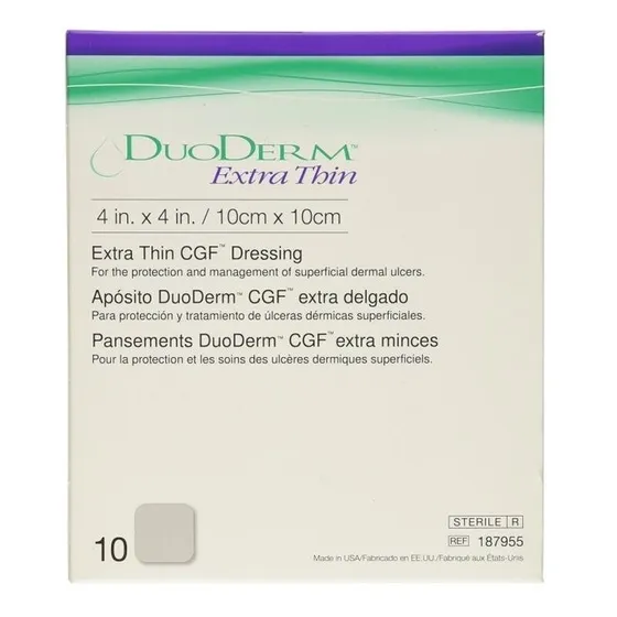 Duoderm Et 10 Apósitos Extra Delgados 10 X 10 cm