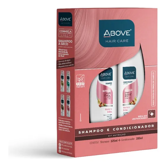 Kit Shampoo + Condicionador Feminino Nutrição Brilho Above