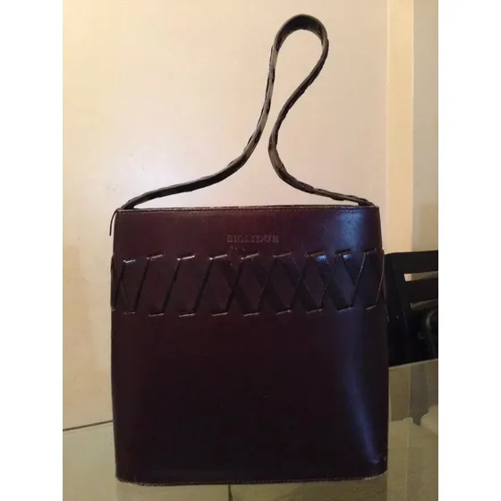 Cartera Biglidue 100% Original 100% Cuero Usada