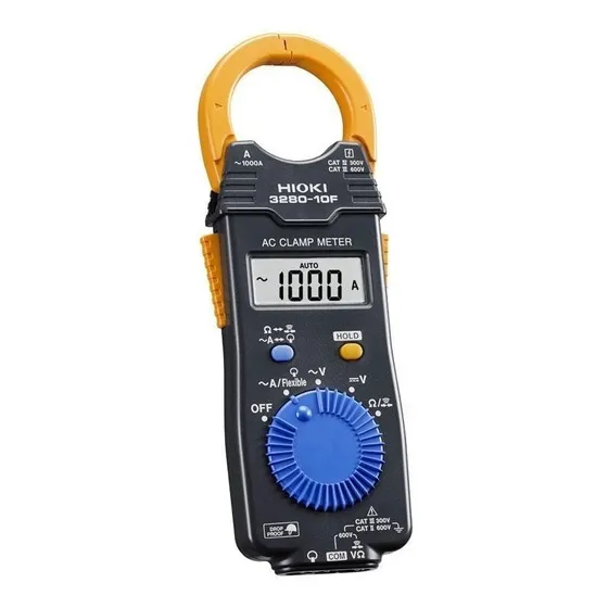 Amperímetro De Tenaza Hioki 3280-10f + Puntas Y Case Ac1000a