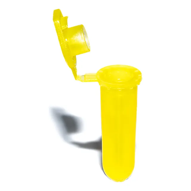 Microtubo Vol. 0,7 Ml Int E 1,5 Ml Ext Amarelo 1000 Unidades