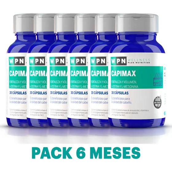 Wpn Capimax Cápsulas Para El Crecimiento Capilar X 30 Sabor Sin sabor Pack x 6 unidades