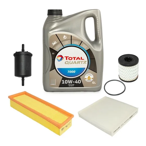 Kit 4 Filtros + Aceite Peugeot Partner 1.6 Nafta Original
