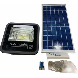 REFLECTOR LED SOLAR 30W 3.2V 30HA 6500K 4000LM