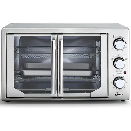 Horno de mesa eléctrico Oster TSSTTVFDMAF 42L plateado