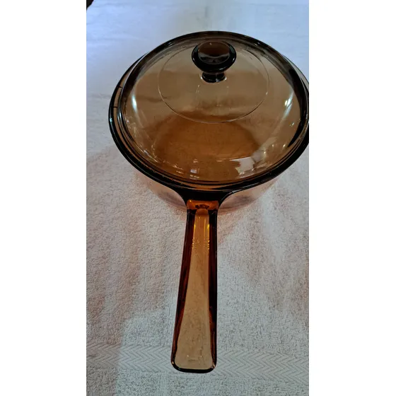 Olla Paila De Vidrio Pyrex 1.5ltrs Usada Ver Descripción