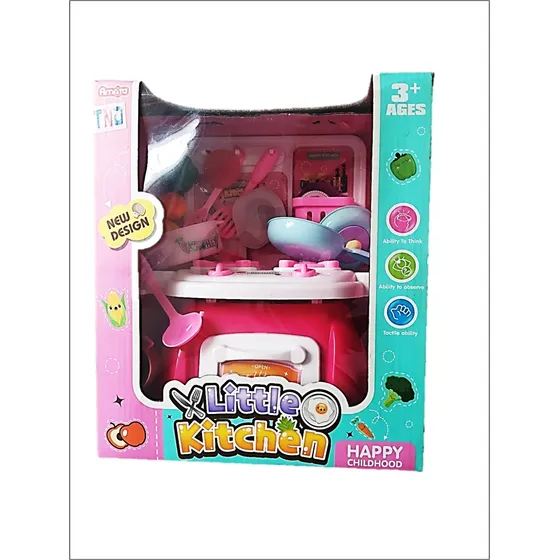 Little Kitchen - Juego De Cocina  Usado'  36 Piezas - 00271