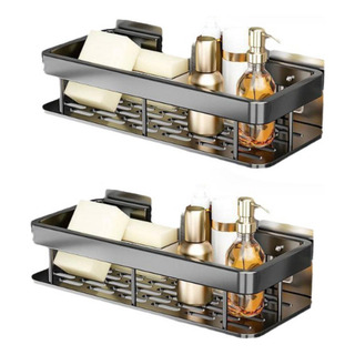 2 Estante De Baño Estante De Ducha Organizador No Perforar 2 Estante De Baño Estante De Ducha Organizador No Perforar