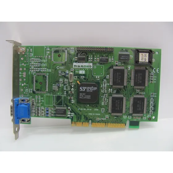 Placa De Vídeo Diamond S3virge/gx2 Agp Stealth 3d 4mb