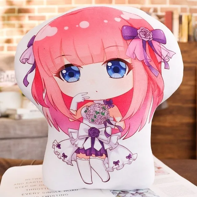 Cojin Decorativo Quintillizas Nakano Chibi Kawaii Anime Color Nino 2