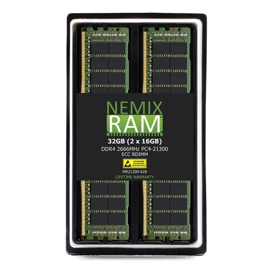 Kit Gb Ecc Memoria Registrada Para Asrock Rack Amd Epyc Ram