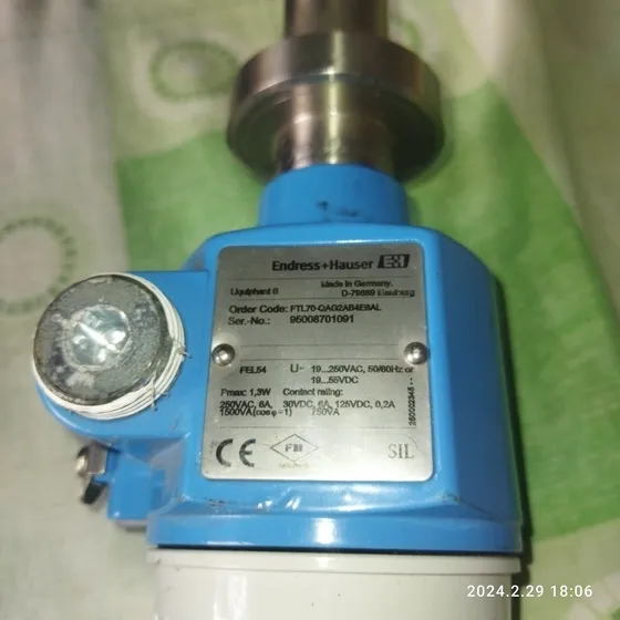 Interruptor De Nivel Ultrasónico Endress+hauser. Nuevos 