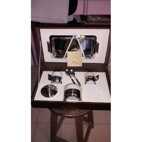 Set De Café Italiano Marca Freddi 24k