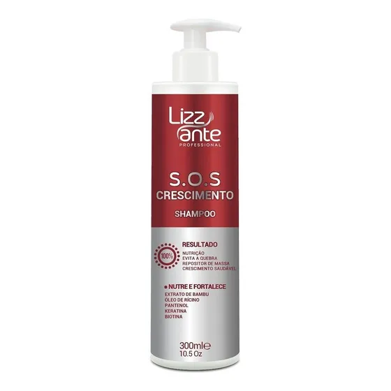 Shampoo Sos Crescimento 300ml Fortalecimento E Combate Queda