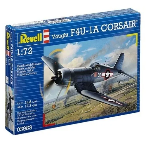 Vought F4u - 1d Corsair By Revell Germany # 3983  1/72