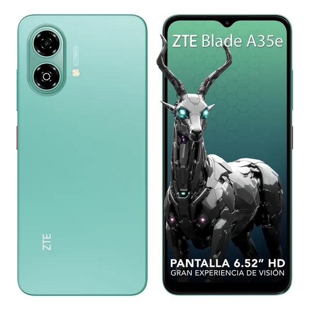 Zte Smartphone Blade A35e 6.52 64 Gb Verde Verde