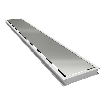 Grelha Ralo Linear Oculta Inox 15x100cm Agua Pluvial Grelha Ralo Linear Oculta Inox 15x100cm Agua Pluvial