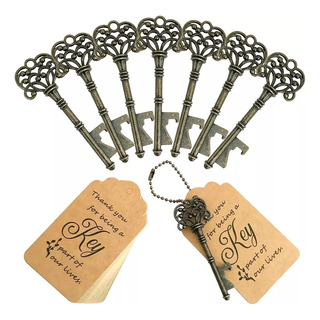 Abrebotellas Con Forma De Llave Vintage De 50 Piezas Con Abrebotellas Con Forma De Llave Vintage De 50 Piezas Con